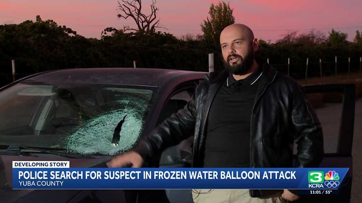 When Water Balloons Go Wrong: A Yuba County Driver's Shocking Encounter