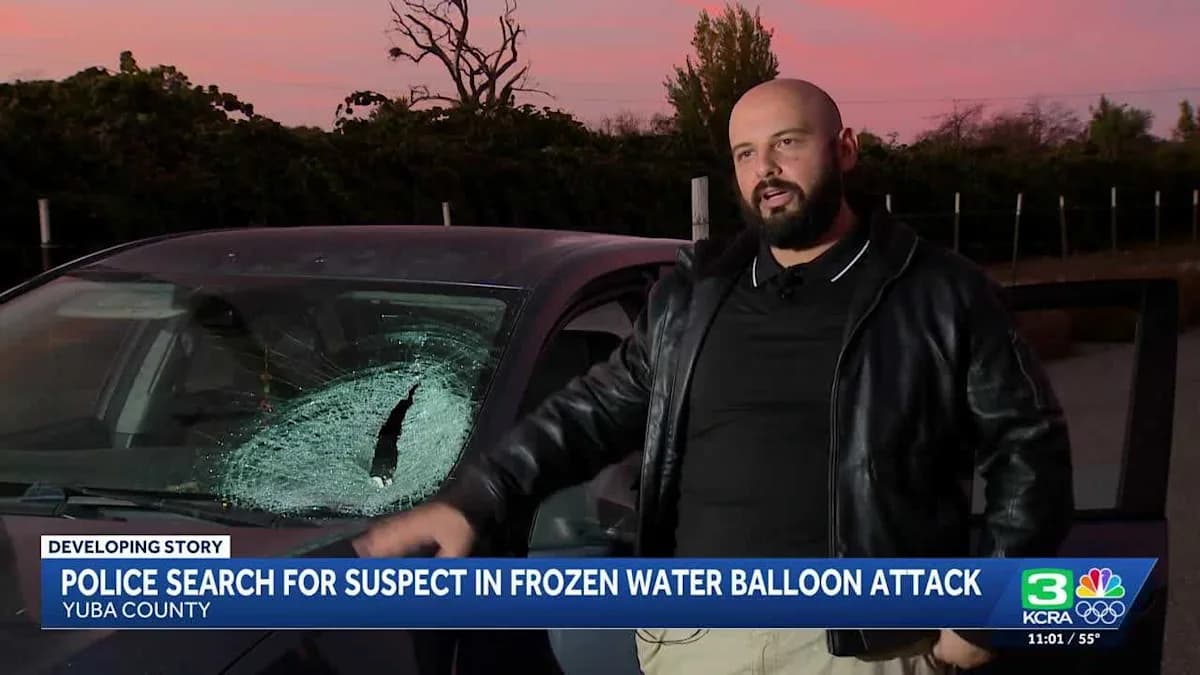 When Water Balloons Go Wrong: A Yuba County Driver's Shocking Encounter