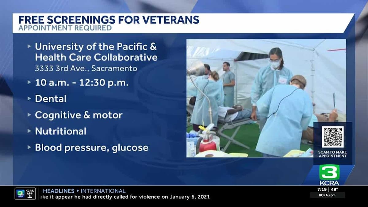 Free Health Screenings: A Sweet Deal for Veterans in Sacramento!