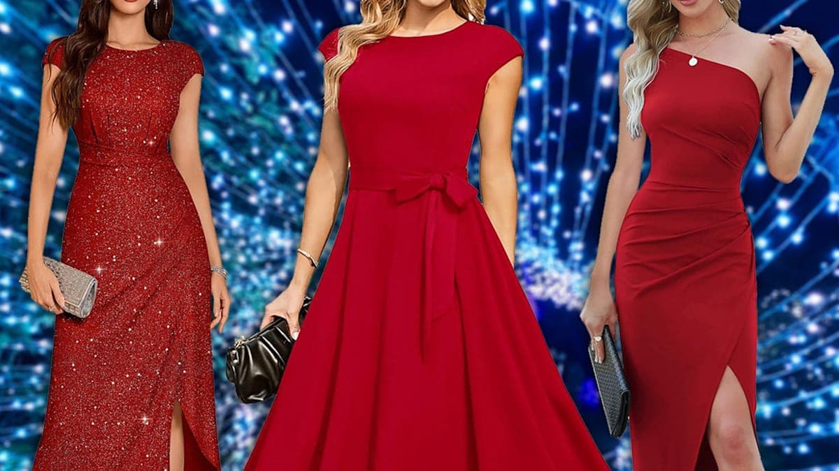 “Red-y or Not: Find Your Festive Dress Before It's Too Late!”