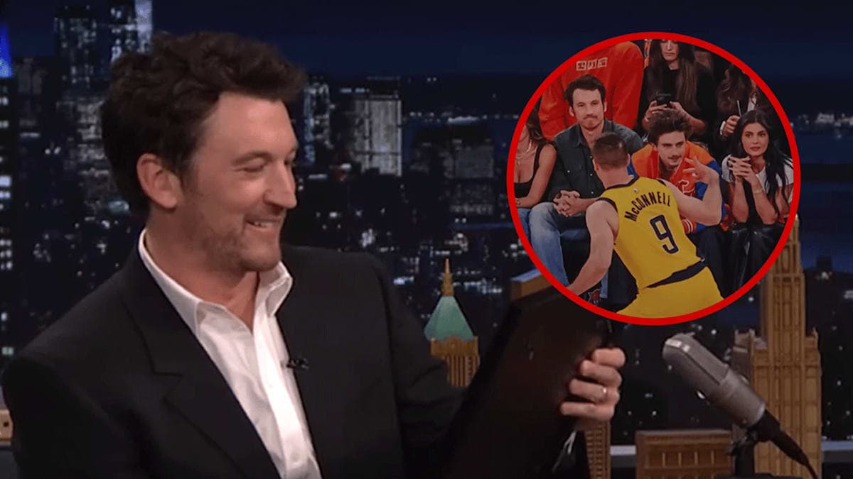 Miles Teller's Epic NBA Taunt Turns Into an Unexpected Framed Gift from Jimmy Fallon