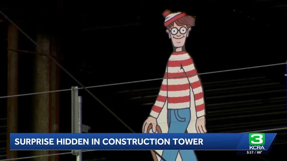 Hidden Waldo: The Heartwarming Surprise at UC Davis Medical Center Construction Site!
