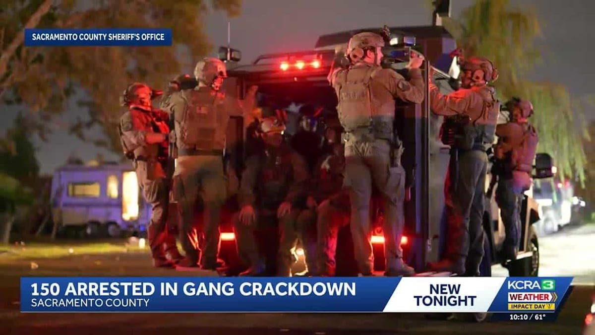 Gangbusters! Sacramento's Operation Street Sweeper Nets Over 150 Arrests in Just Three Days