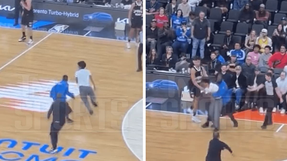 When Fans Take the Floor: A Rushed Court Steals the Show at the Clippers Game!