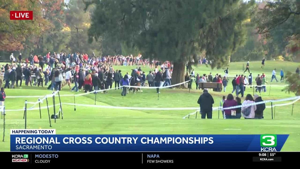 Crossing the Green: NCAA Runners Take Over Haggin Oaks Golf Course!