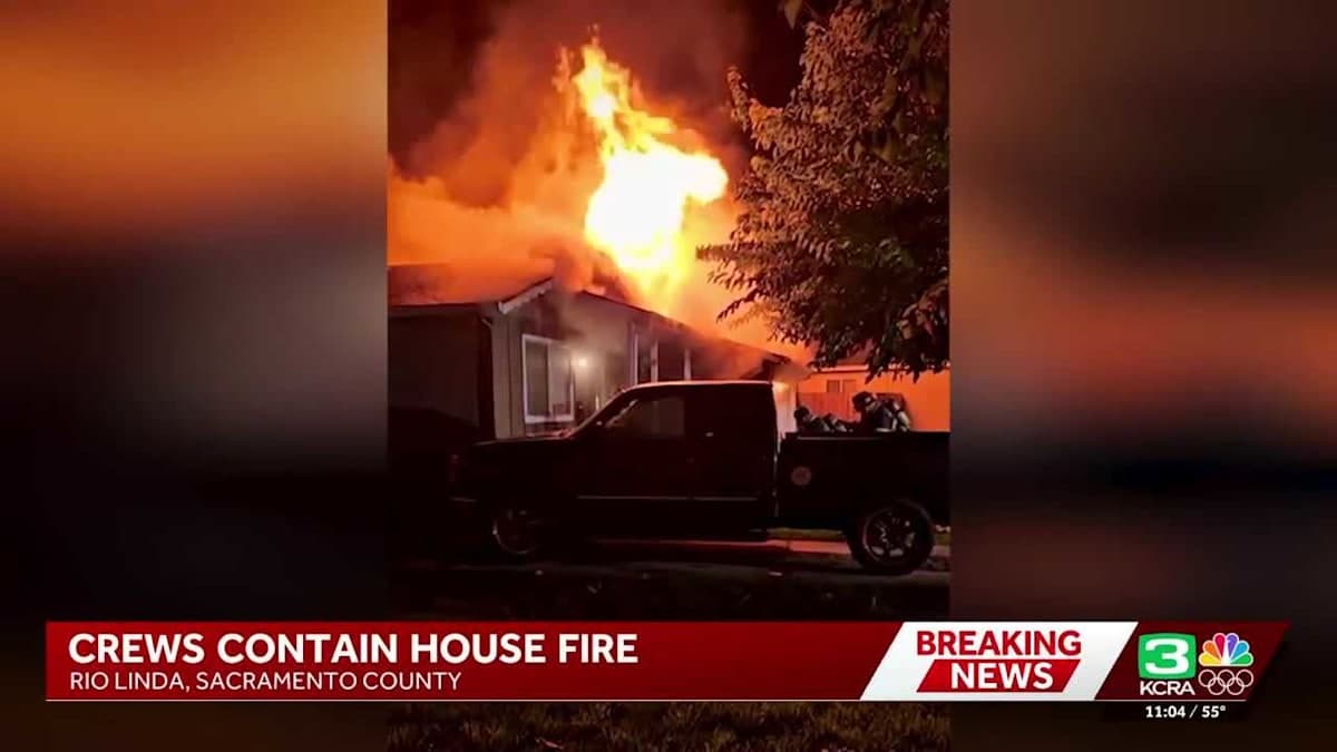 A Fiery Night in Rio Linda: Garage Blaze Turns into Kitchen Chaos