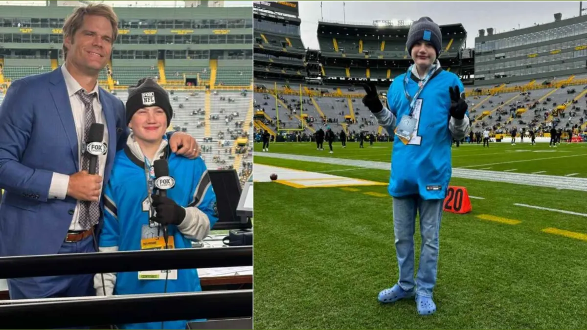Heartwarming Victory: A Young Fan's Dream Day with the Panthers!