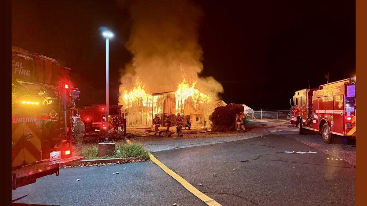 Woman Arrested for Arson After Walking Out of a Historic Blaze: A Shocking Turn of Events in North Auburn!