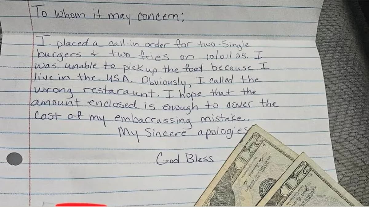When a Burger Order Turns into a Heartwarming Cross-Country Connection