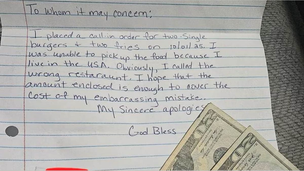When a Burger Order Turns into a Heartwarming Cross-Country Connection