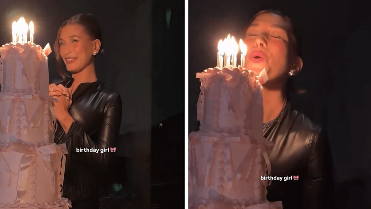 Hailey Bieber's Early Birthday Bash: Cake, Gleeful Guests, and Rhode Goodies Galore!