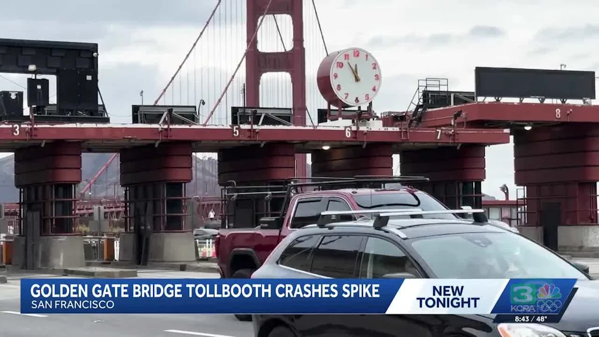 Collisions and Distractions: The Shocking Rise in Golden Gate Bridge Toll Plaza Crashes