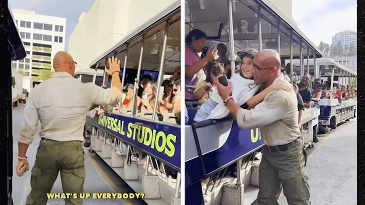 Dwayne Johnson Takes Center Stage: A Surprise at Universal Studios