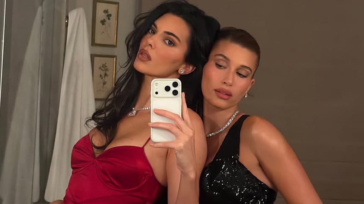 Kendall Jenner vs. Hailey Bieber: The Red and Black Fashion Face-Off You Can't Miss!