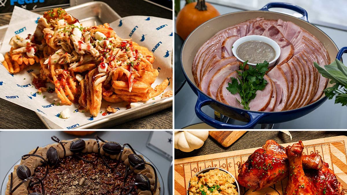 Feast Your Eyes on These Thanksgiving GameDay Delights from the Lions and Cowboys!