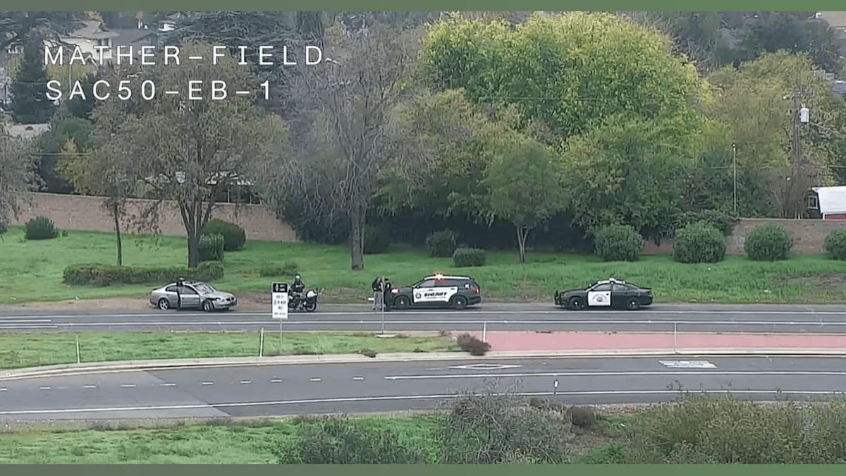 Drama Unfolds: Suspect Crashes into Bus During Wild Highway Chase!