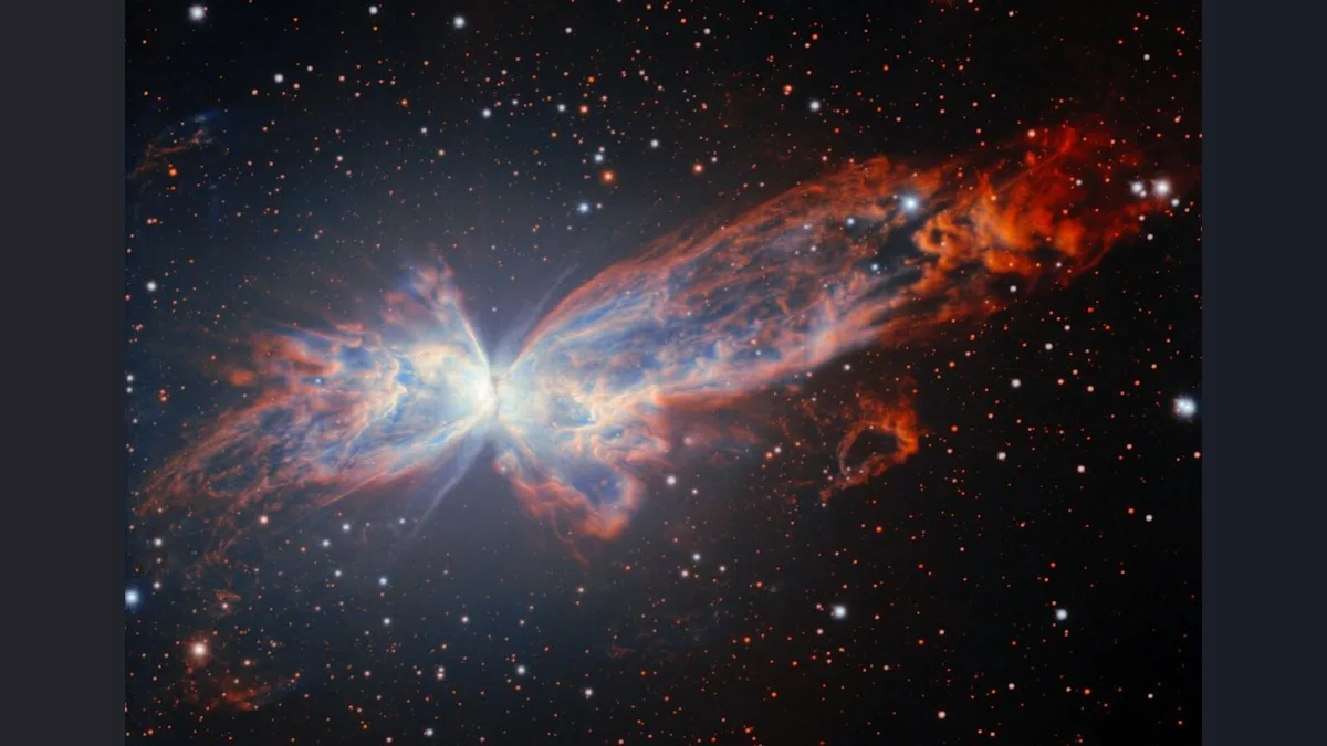 Unveiling the Butterfly Nebula: A Stunning Celestial Masterpiece Captured by Students