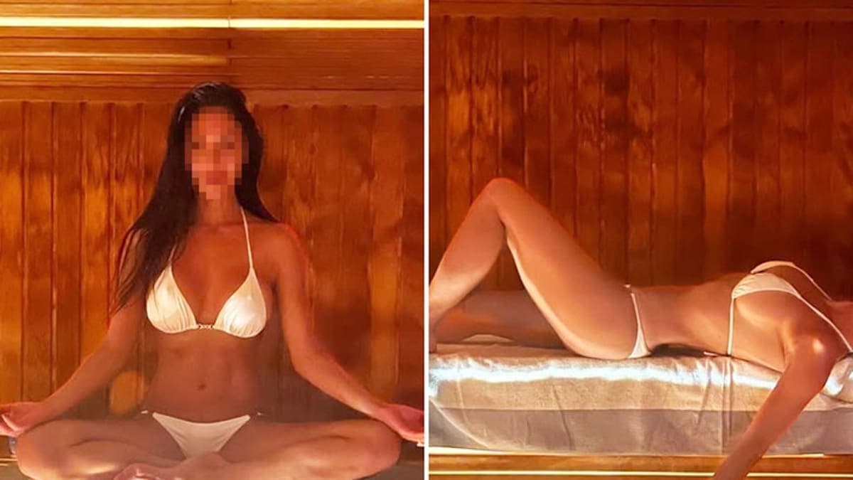 Guess Who's Sweating it Out in a Bikini?