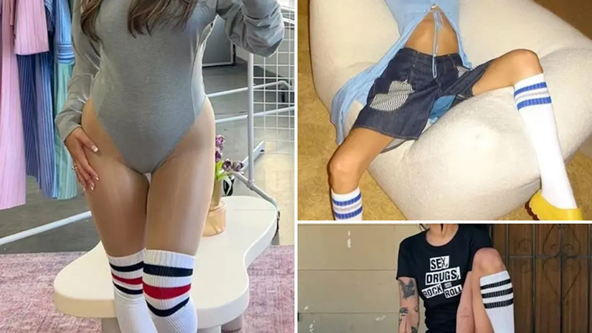 Stars, Socks, and Style: Guess Who's Rocking Tube Socks This National Sock Day?