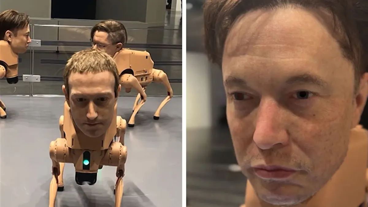 When Billionaires Become Fetching: The Robot Dog Art Exhibit That’s Dropping Hilarious Digital Bombshells