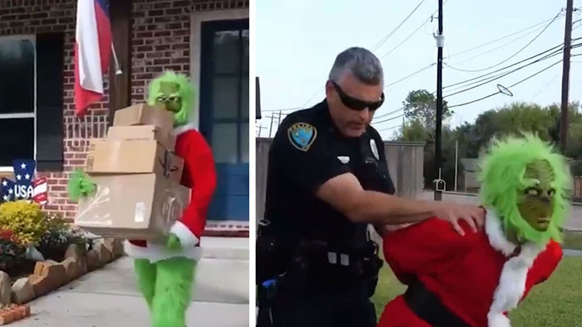 Grinch Caught Red-Handed: Texas Police's Hilarious Take on Holiday Package Theft!