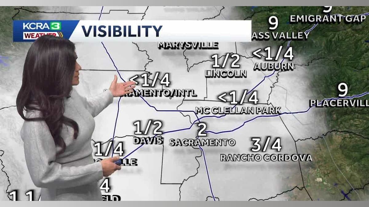 Fogged Up: Chilly Forecast and Visibility Woes Hit Northern California