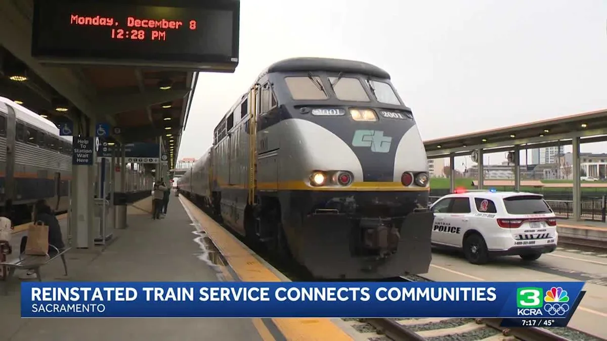 All Aboard! Sacramento's Gold Runner Train Service Makes a Joyful Comeback