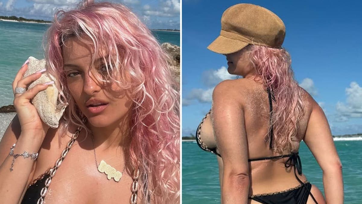 Bebe Rexha Makes a Splash with Pink Hair and Curves in Paradise!