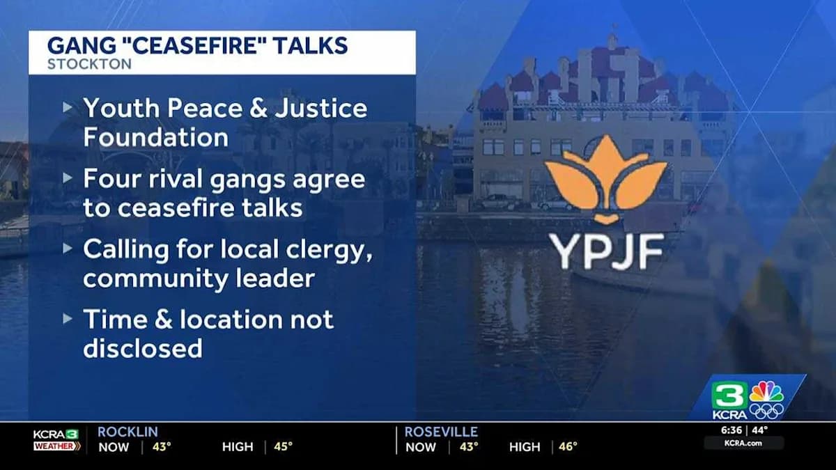 Gang Truce in Stockton: Can Rivals Find Common Ground?