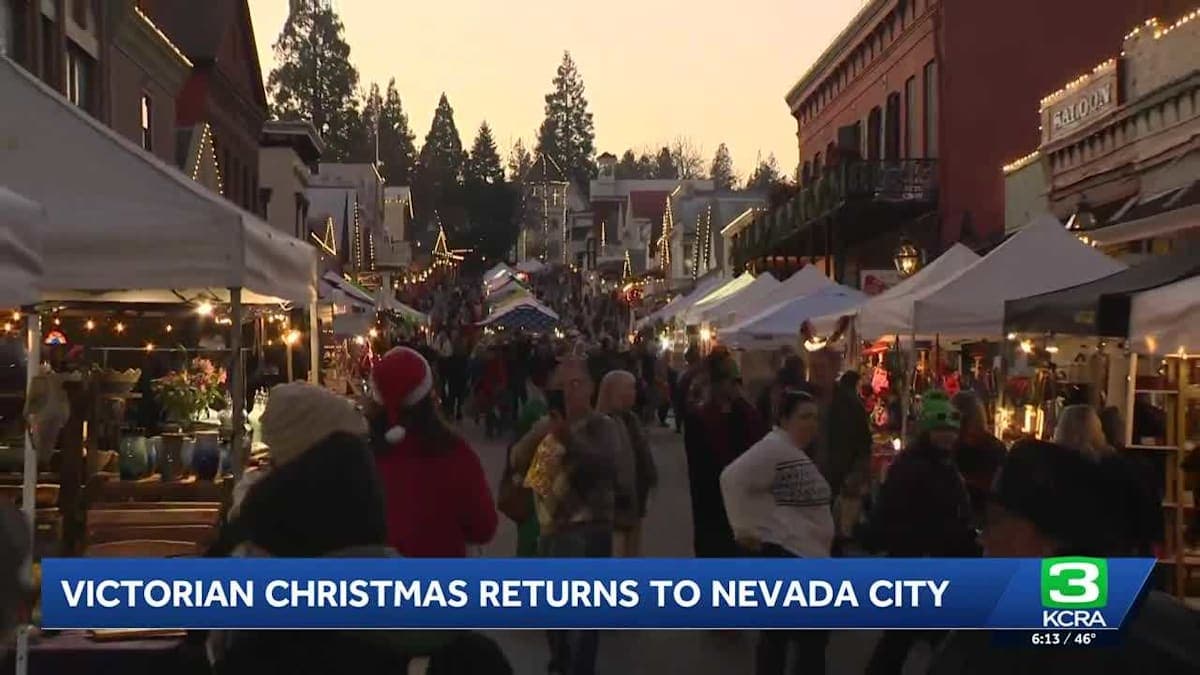 Victorian Christmas in Nevada City: Charm, Chocolate, and Sunshine Above the Fog!
