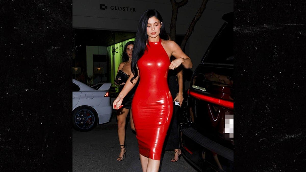 Kylie Jenner’s Red Dress Steals the Spotlight at Holiday Party — You Won’t Believe the Buzz!