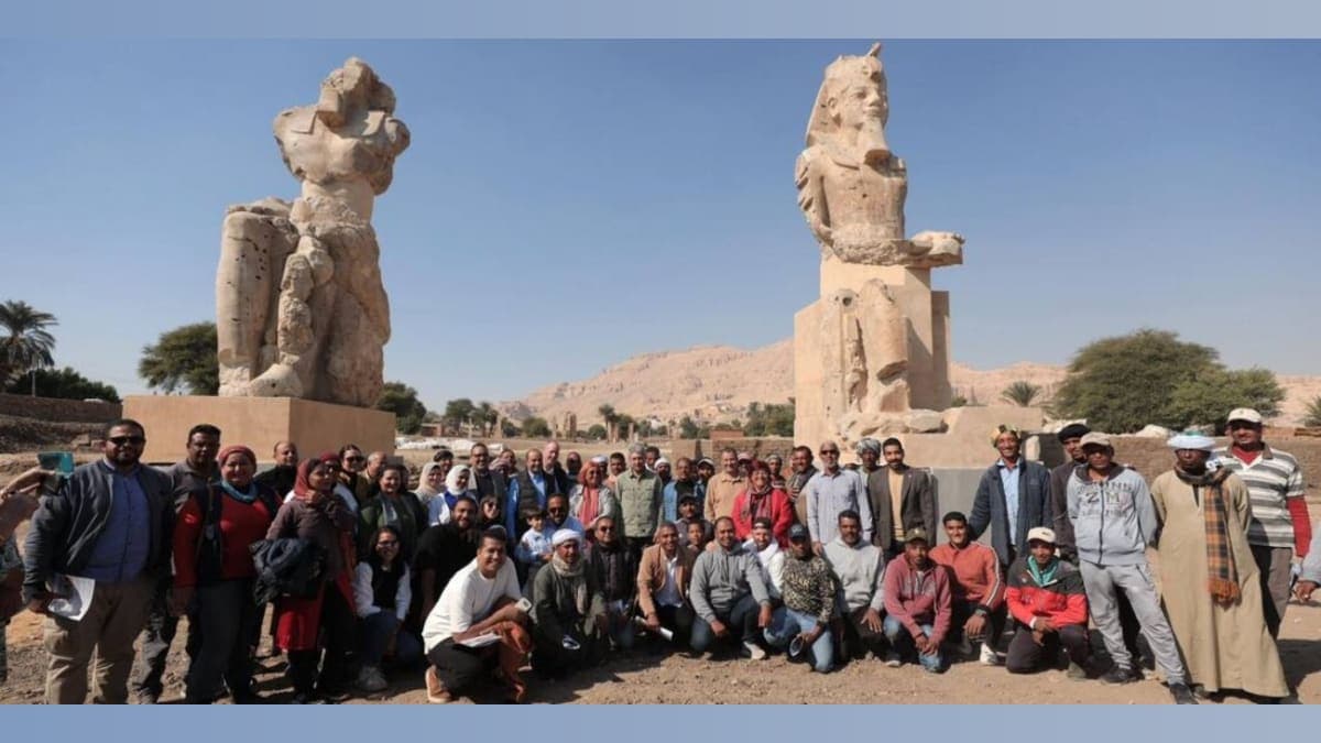 Ancient Glory Restored: Luxor's Colossal Statues Make a Grand Comeback!