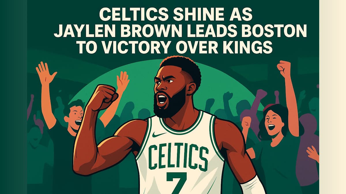 Celtics Shine as Jaylen Brown Leads Boston to Victory Over Kings
