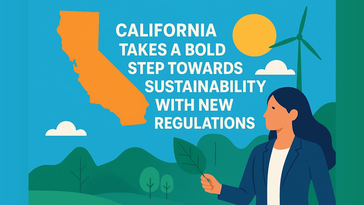 California Takes a Bold Step Towards Sustainability with New Regulations