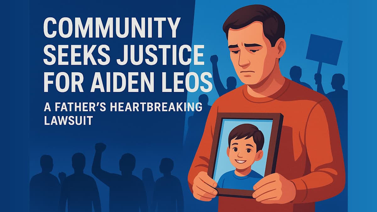 Community Seeks Justice for Aiden Leos: A Father's Heartbreaking Lawsuit