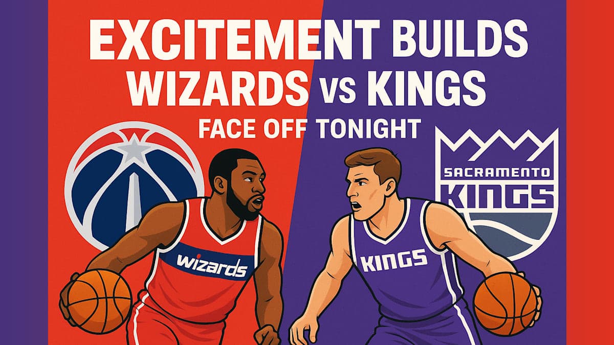 Excitement Builds as Wizards Face Off Against Kings Tonight!