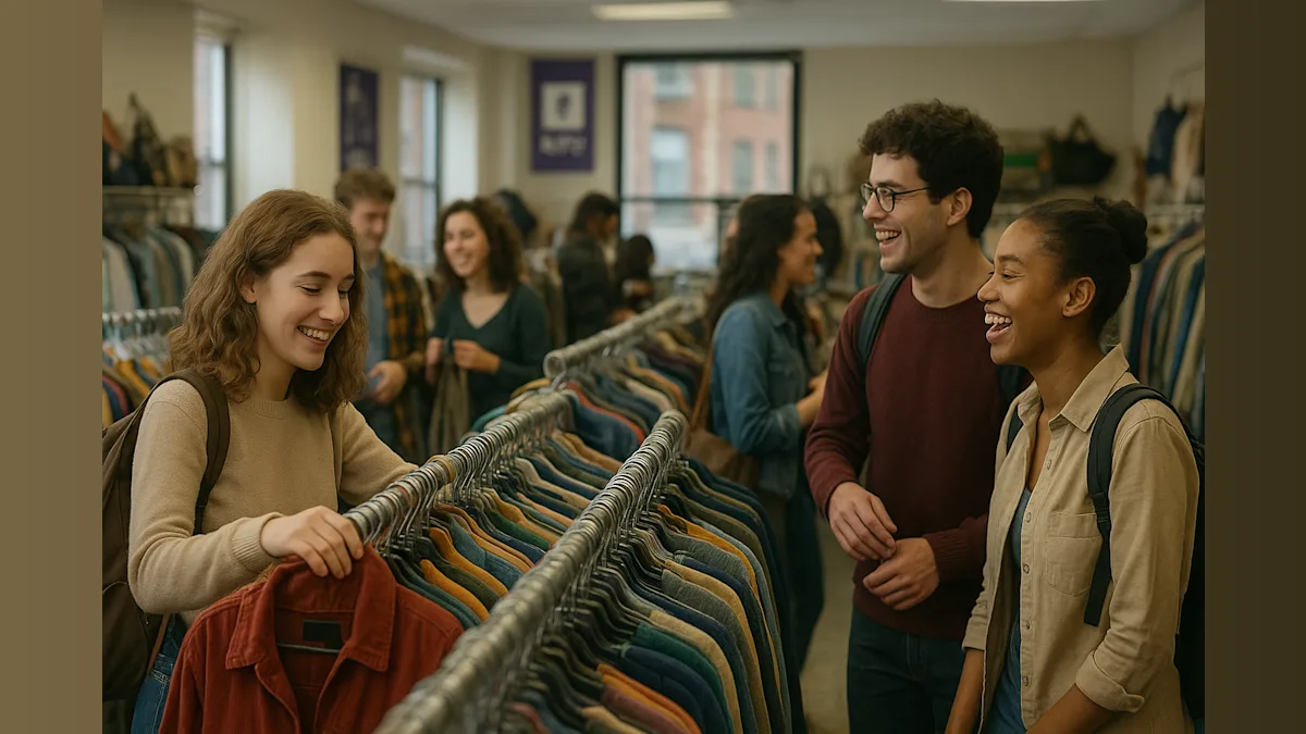 NYU Students Score Big in Sustainability: The Free Thrift Shop Surprise!