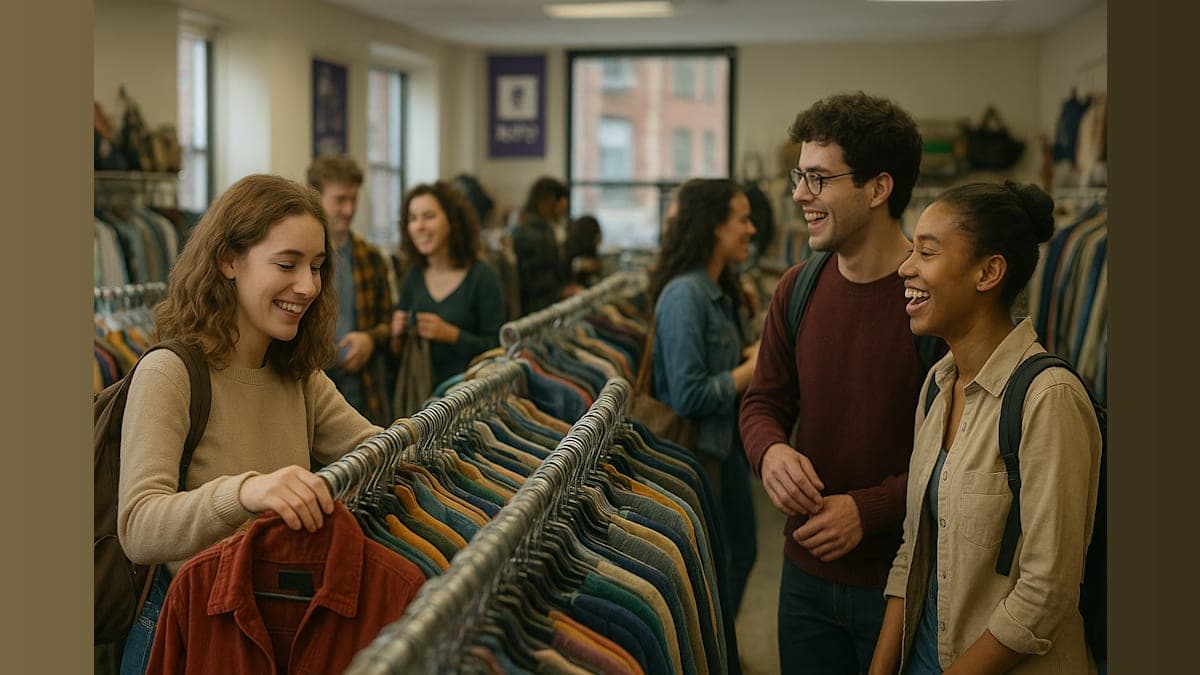 NYU Students Score Big in Sustainability: The Free Thrift Shop Surprise!