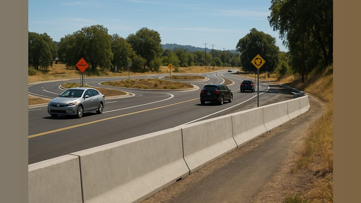 Highway 49 Gets a Makeover: Safety Barrier Project Complete!