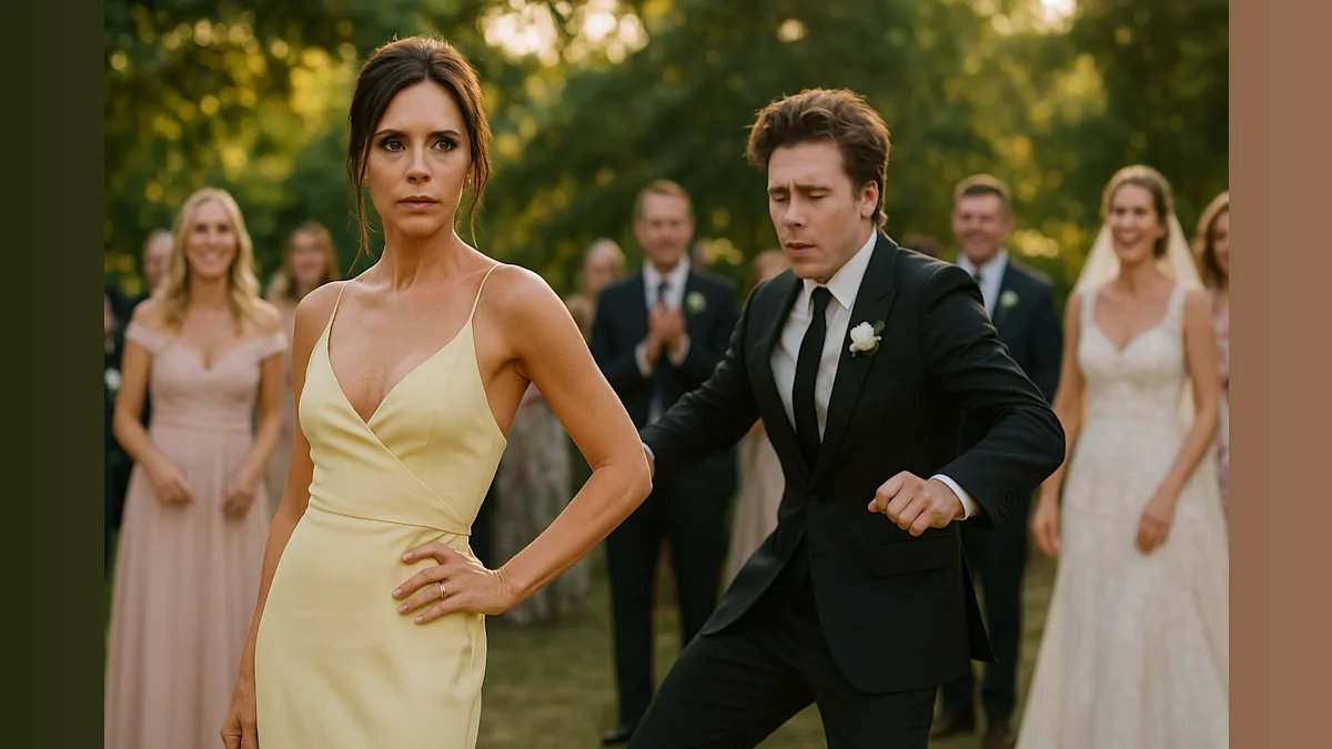 When Your Mom Steals the Spotlight: Victoria Beckham at Brooklyn's Wedding