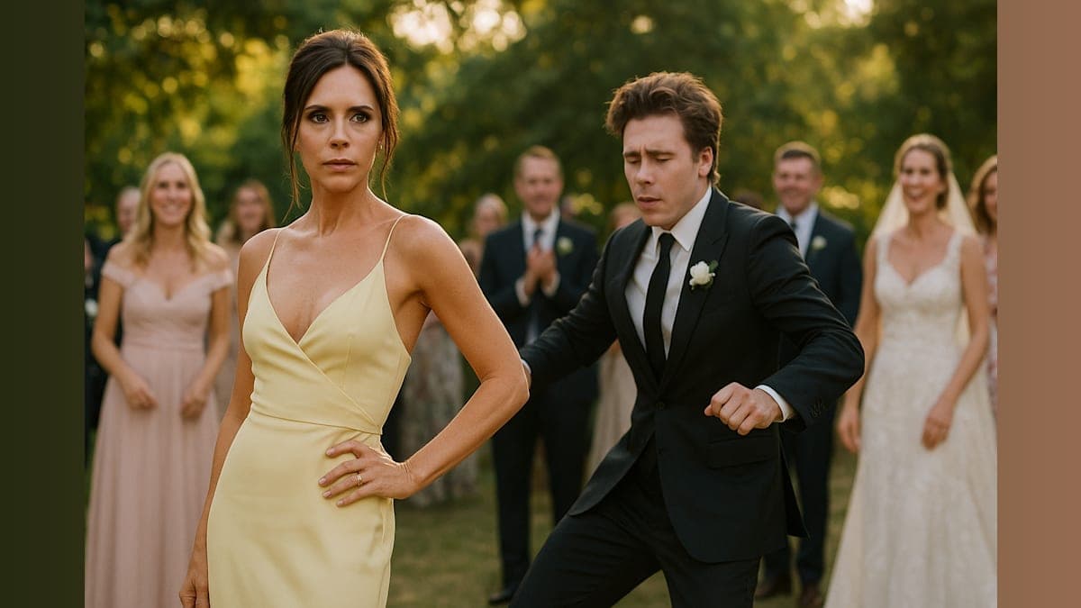 When Your Mom Steals the Spotlight: Victoria Beckham at Brooklyn's Wedding