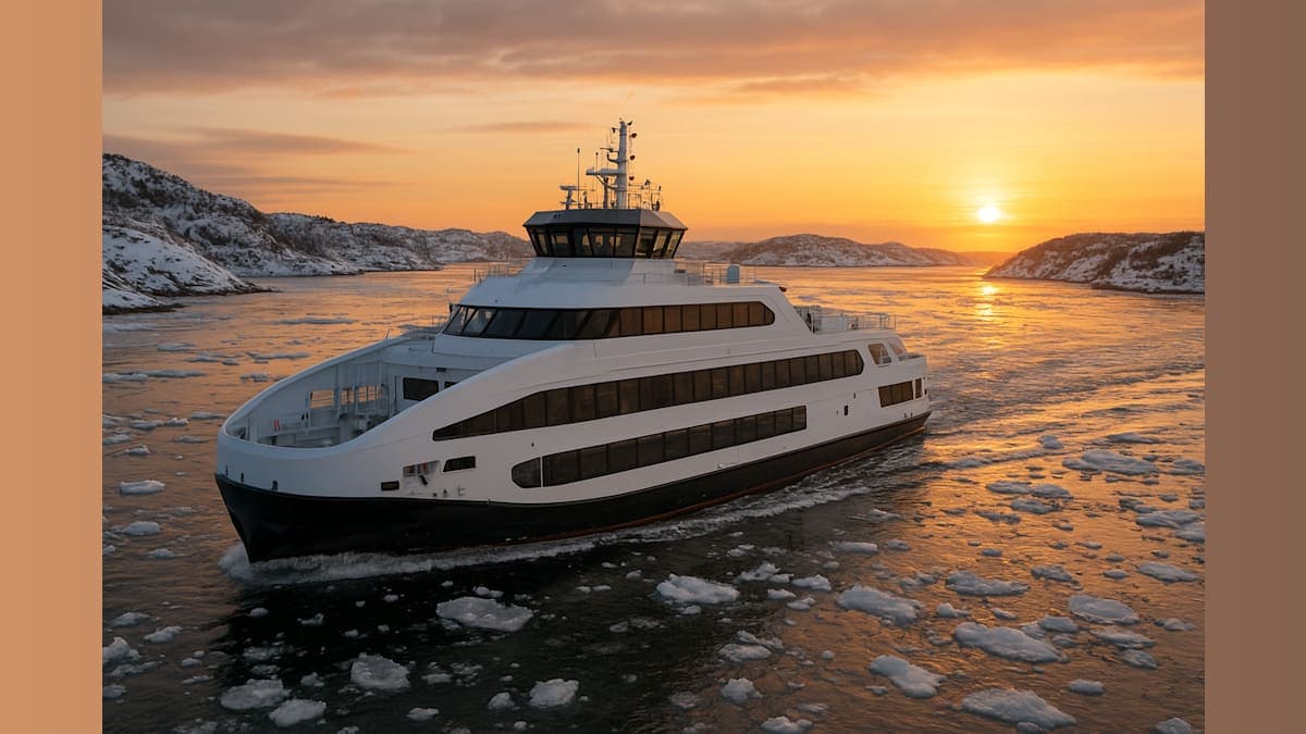 Norway's Electric Ferry Makes a Splash—In -13°F Weather!