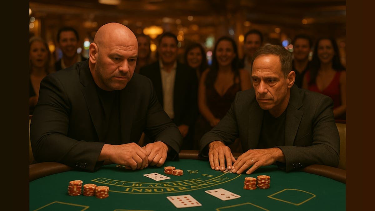 High-Stakes Blackjack: Dana White vs. Harvey Levin in a Charity Showdown!