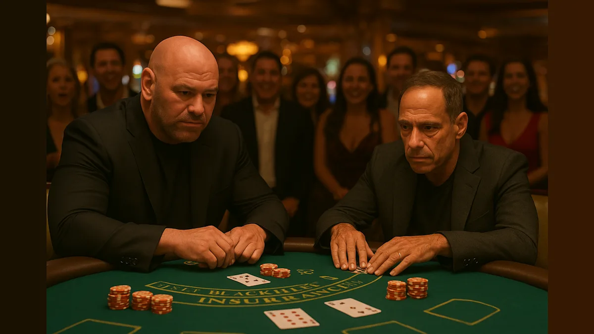 High-Stakes Blackjack: Dana White vs. Harvey Levin in a Charity Showdown!