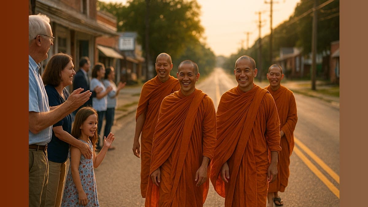 Monks on a Mission: How a 2,300-Mile Walk is Sparking a Peace Movement Across America