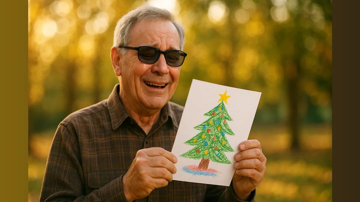 Colorblind Dad Sees Colors for the First Time at 61, and You Won’t Believe His Reaction!