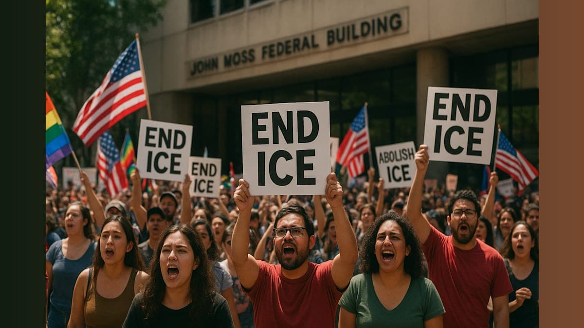 Protests Erupt in Sacramento: The Demand to #AbolishICE Takes Center Stage!