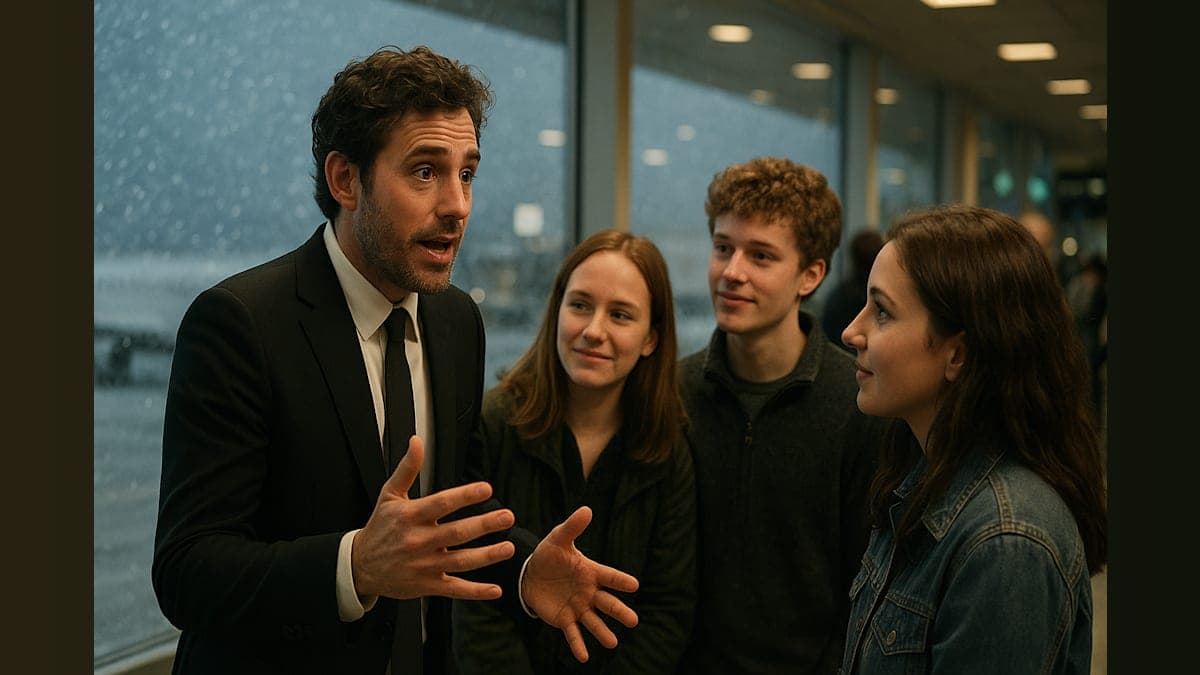Snow, Stars, and Oscar-Worthy Conversations: Can You Guess the Actor?