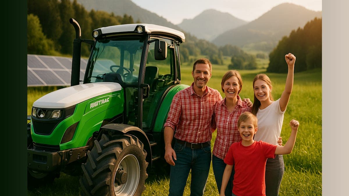 From Farms to Future: The Swiss Family Revolutionizing Agriculture with Electric Tractors