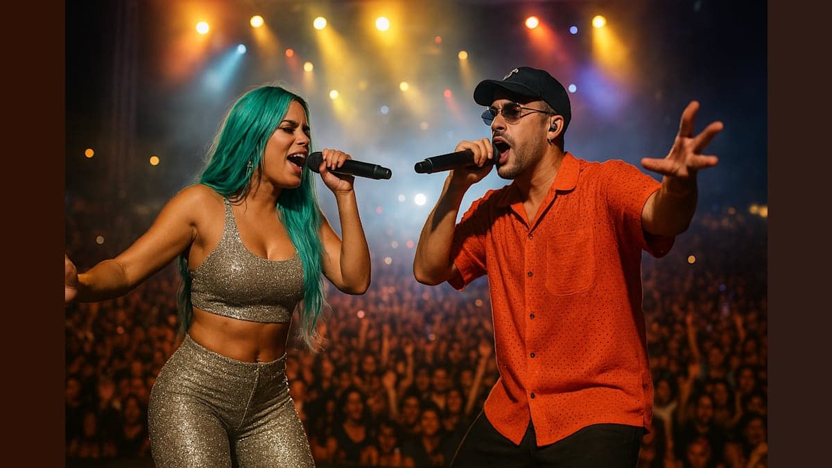 Karol G Takes the Stage with Bad Bunny: A Performance Not to Be Missed!